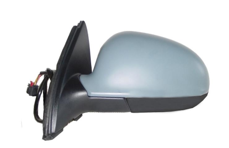 Left driver side replacement power signal heated mirror 05-10 volkswagen jetta