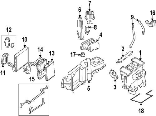 Mercedes-benz 2208300772 genuine oem factory original in-car sensor