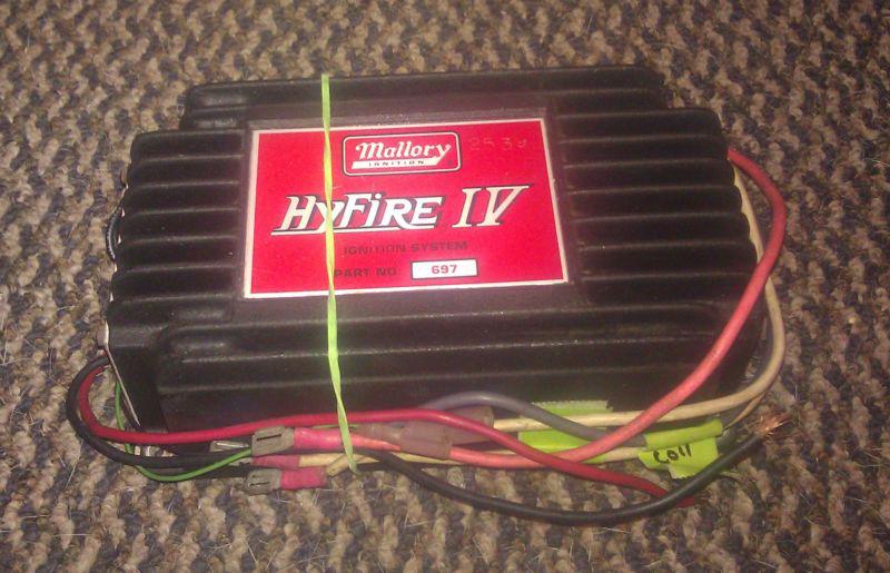Mallory 697 hyfire iv street competition ignition box tested ok gasser rat rod
