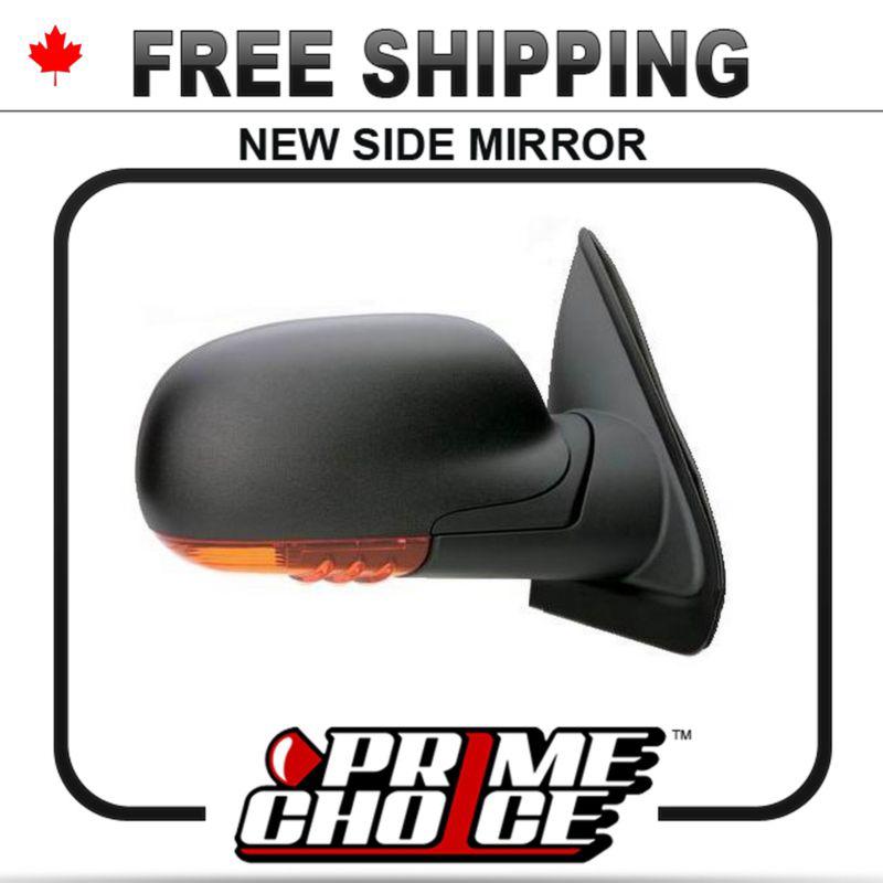 New electric power heated folding passenger side view mirror & signal right door