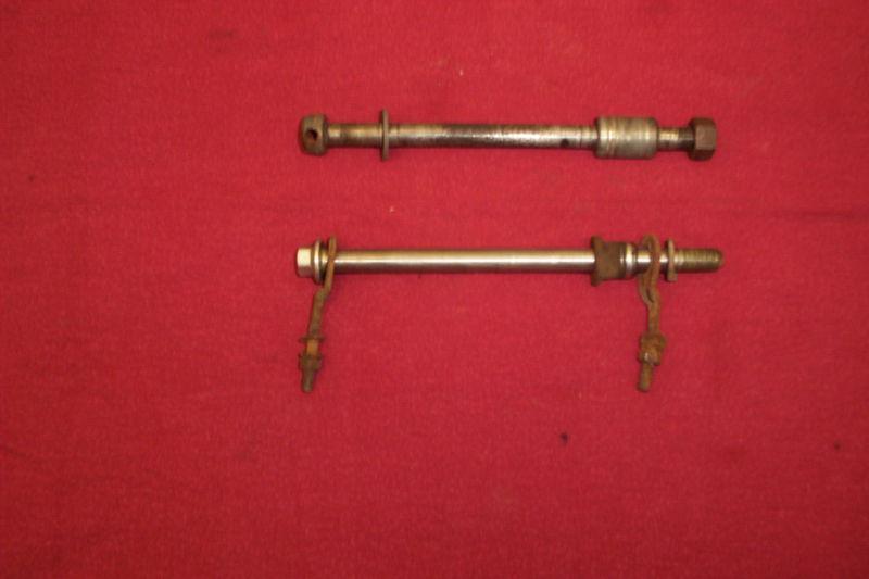 77 honda z50 z 50 k5 mini trail oem original front & rear axles