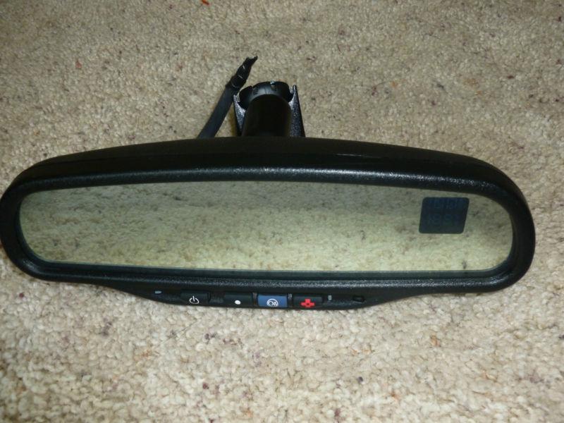 97 - 03 pontiac grand prix rearview rear view mirror auto dim 02 01