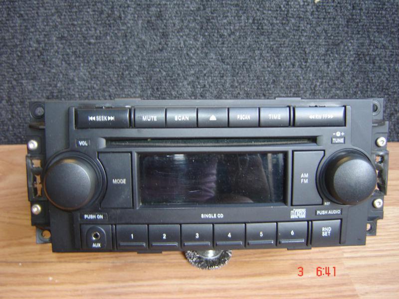 Chrysler dodge jeep factory oem cd player p05064030al 300 ram patriot compass