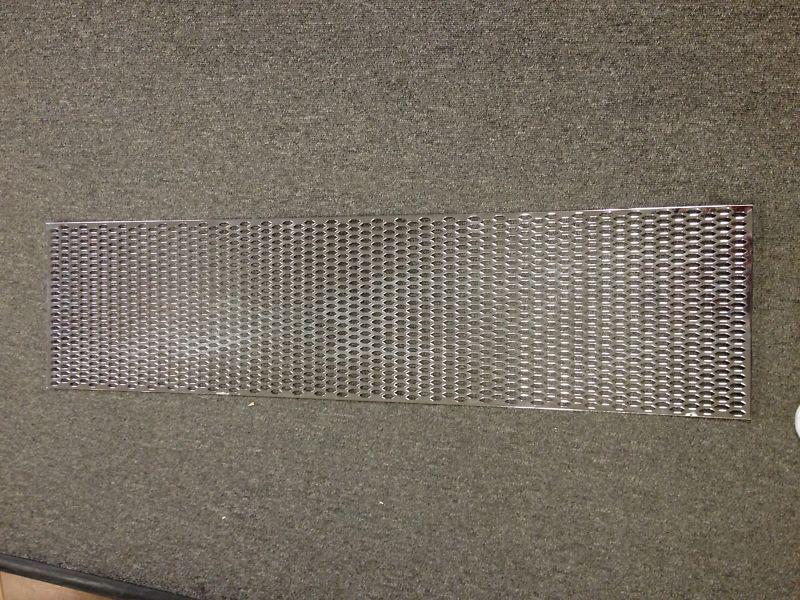 Universal stainless steel chrome punch sheet 12"x48" grille grill insert a41211o