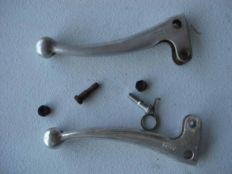 Tomos moped a3 mini bike bullet brake handles / levers with hardware,