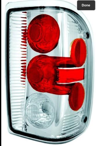 2 ford ranger 1993-1999 tail lamps, crystal eyes crystal clear inpro x5s2