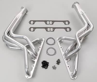 Hooker competition headers full-length silver ceramic coated 1 5/8" primaries