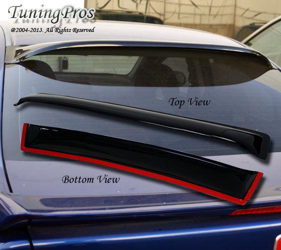 Jdm rear visor roof spoiler windshield deflector bmw e34 530i 535i 88-94 95 96