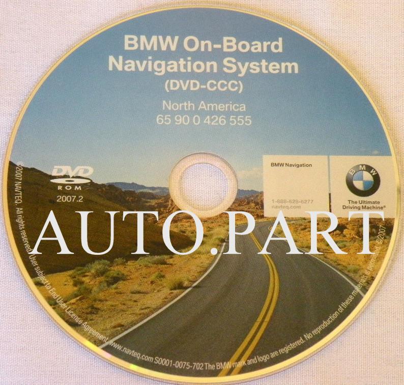 04 05 06 07 08 bmw 525i 530i 545i 535i 550i xi navigation dvd # 555 map © 2007.2