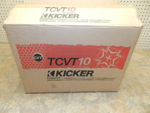 Kicker tcvt10 standard cab truck cvt10 sub enclosure 10" subwoofer box sub 