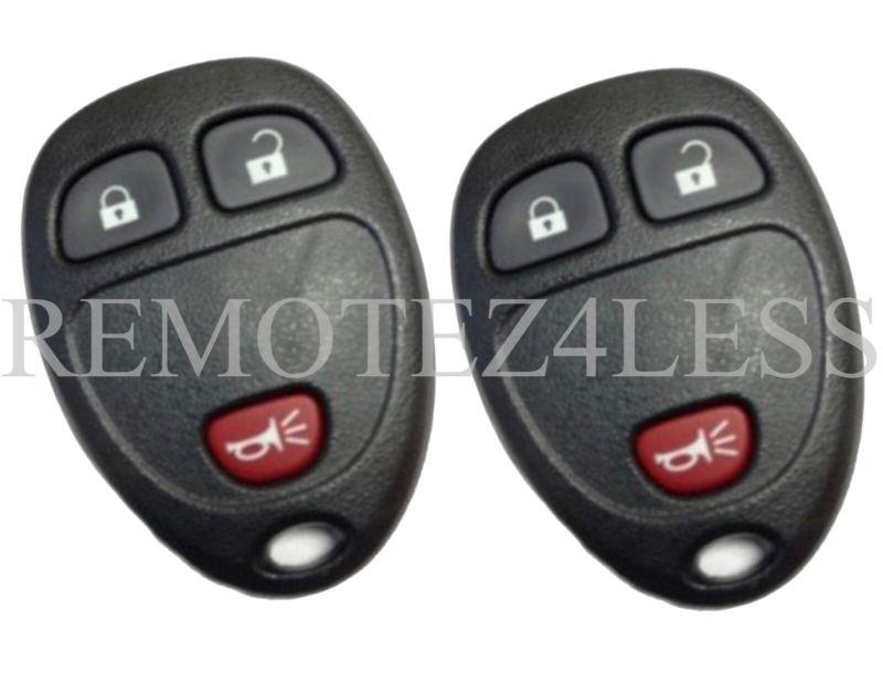 2 new replacement keyless entry remote key fob clicker transmitter for 15777636