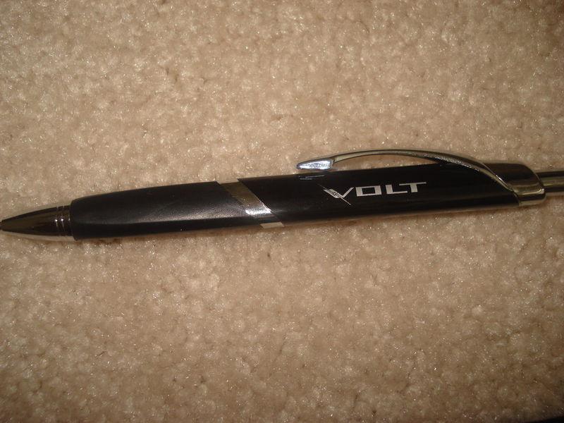 New chevroletvolt ball point pen with felt case