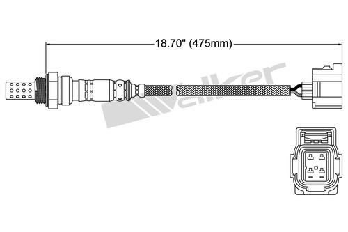 Walker products 250-24835 oxygen sensor