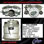 Centric parts 142.33088 front left rebuilt caliper with pad