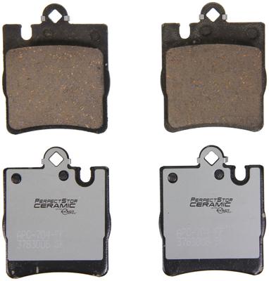 Perfect stop ceramic pc876 brake pad or shoe, rear