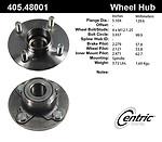 Centric parts 405.48001e rear hub assembly