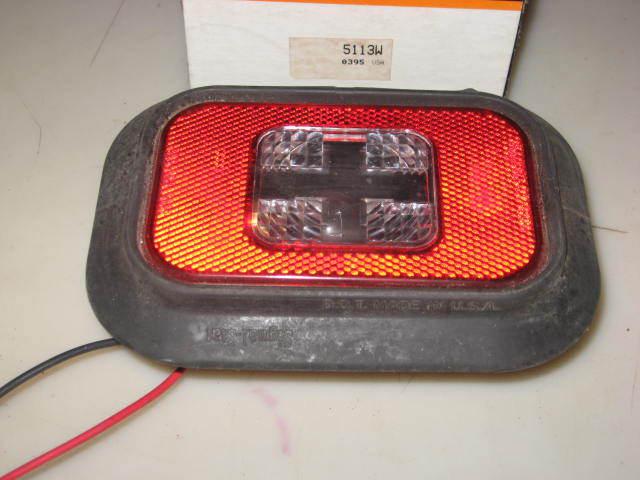 Postal truck, 2-wire, 4-1/2" x 6-1/2" back-up light w/ reflex, # 5113w