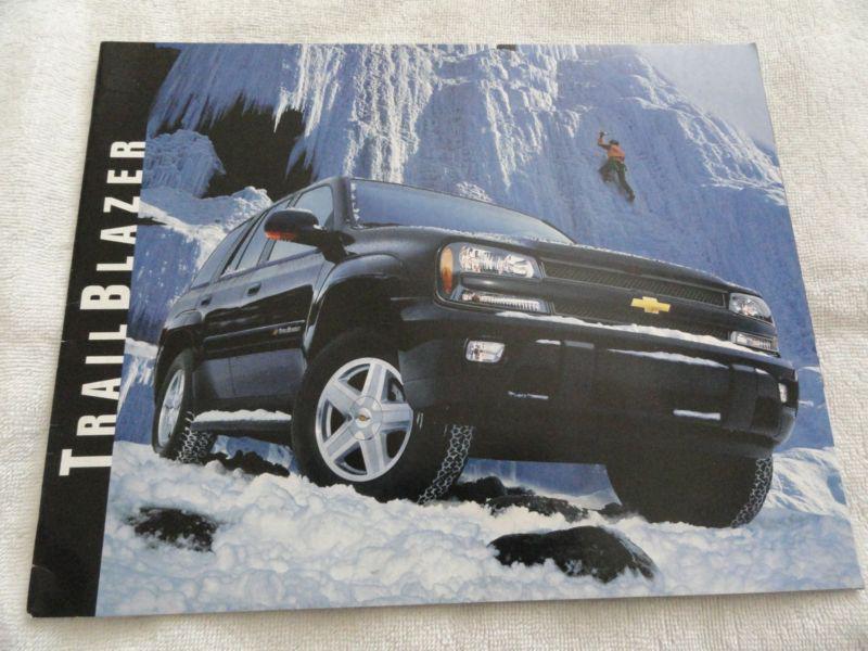 2003 chevrolet trailblazer sales brochure 