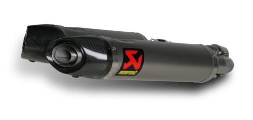 Akrapovic slip-on exhaust system (titanium) aprilia shiver 750 / gt (2010-2013)