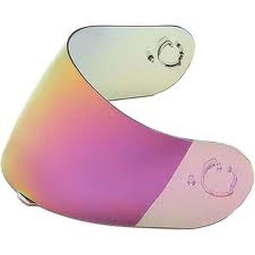 New hjc symax2 rst color mirror-coated helmet shield/visor, pink, hjs2