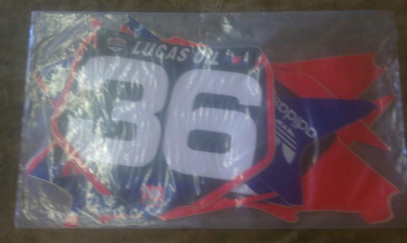 Crf 250 450 factory tld #36 numbers graphics decals 09 10 11 12 