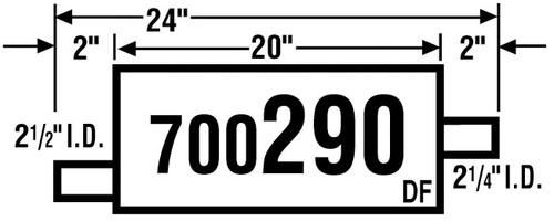 Ap exhaust 700290 exhaust muffler-muffler