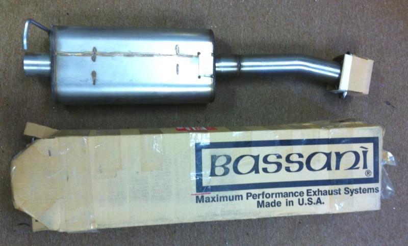 Bassani stainless steel muffler system for 1996-2004 mustang gt and 96-98 cobra