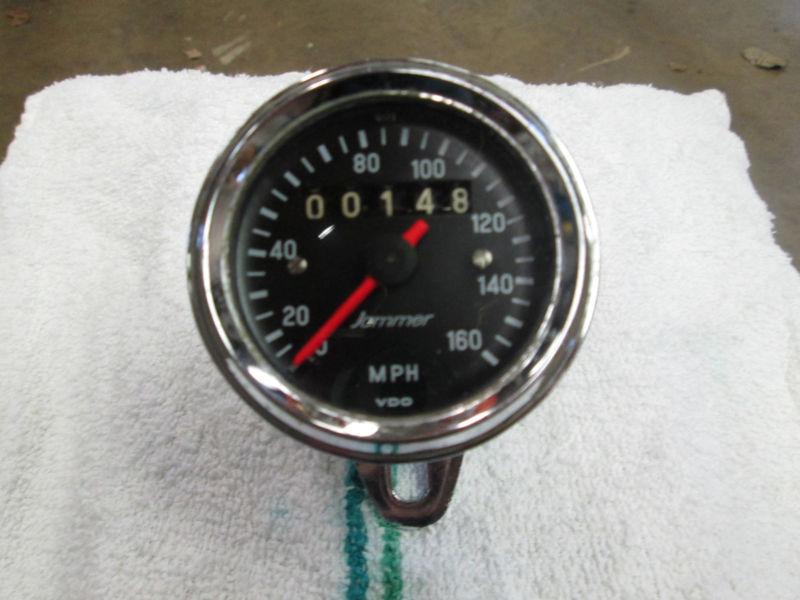 Harley jammer 160 speedometer vdo panhead shovelhead knucklehead chopper bobber