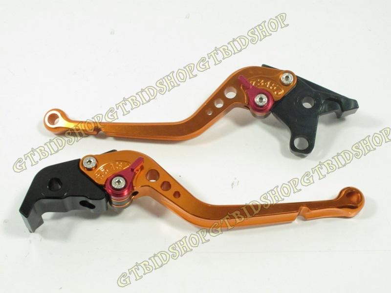 Brake clutch lever fits kawasaki gtr1400 concours 14 2007 10 orange a