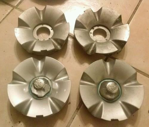 Set of 4 oem 2000-05 toyota celica gt alloy wheel center caps hubcaps 