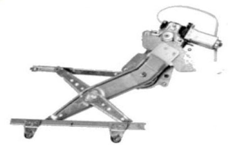 Power rear window regulator with motor warranty - pair