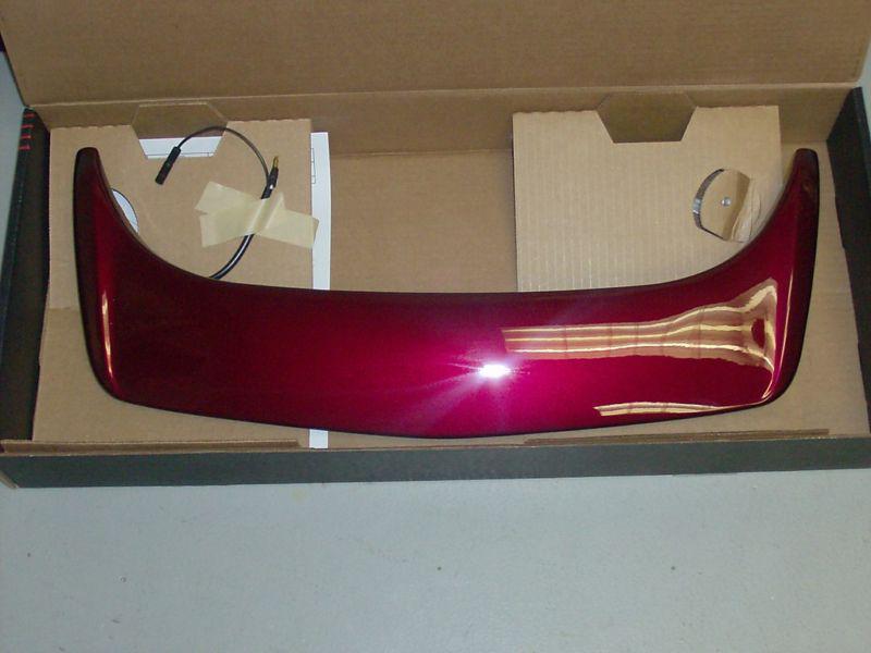 09 gl1800 black cherry red rear spoiler brake light