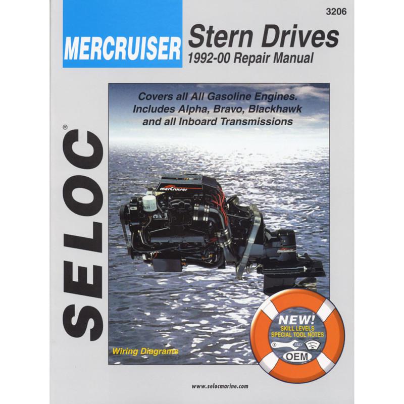 Seloc service manual - mercruiser stern drive - 1992-00 3206