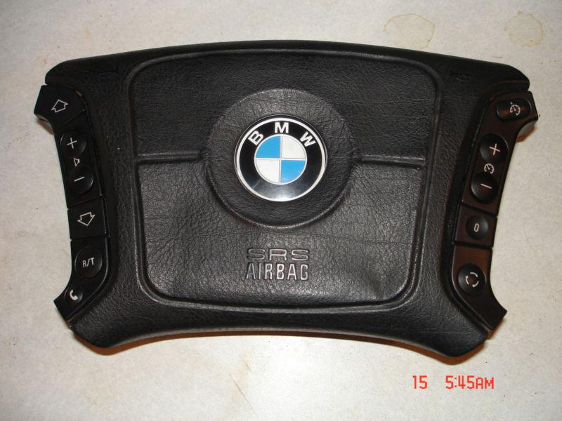 95-01 bmw 7-series 740i il 750i il oem steering wheel airbag with buttons