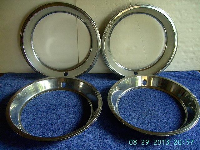 Vintage gm 15  x 7 rally beauty rings set of 4  68 -72