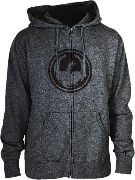 Dragon alliance icon zip hoody gunmetal large