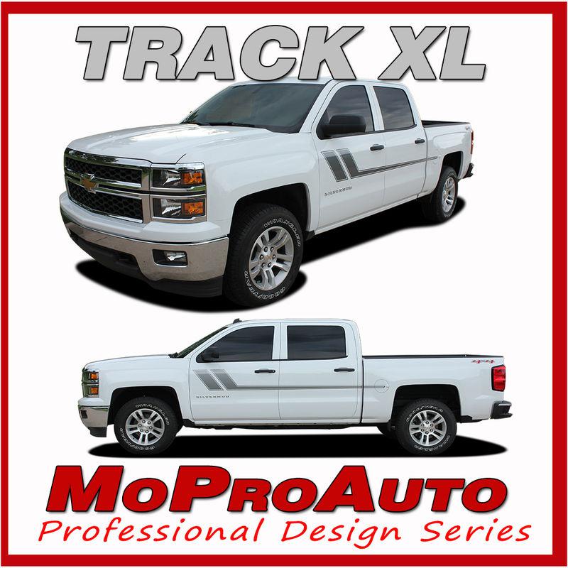 Chevy silverado track xl 3m pro grade vinyl side stripe 2014 decals graphic poi