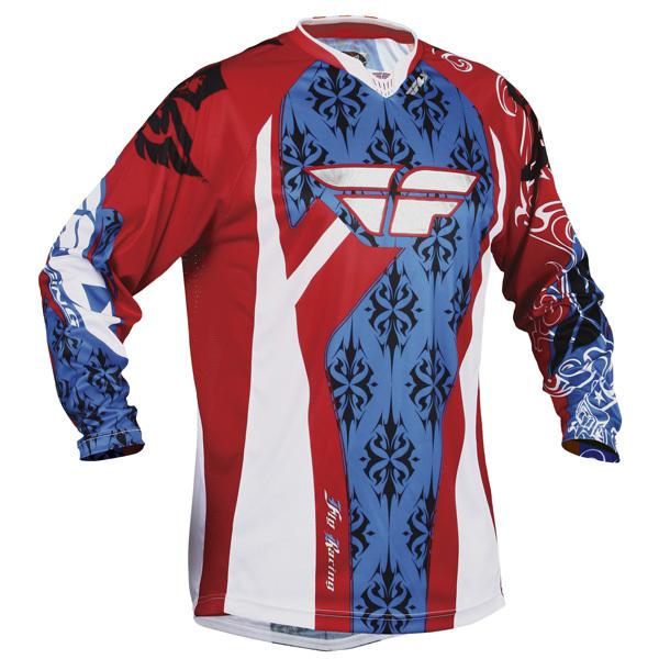 Fly racing evolution jersey /  andrew short replica mx jersey size xl,1/2 price 