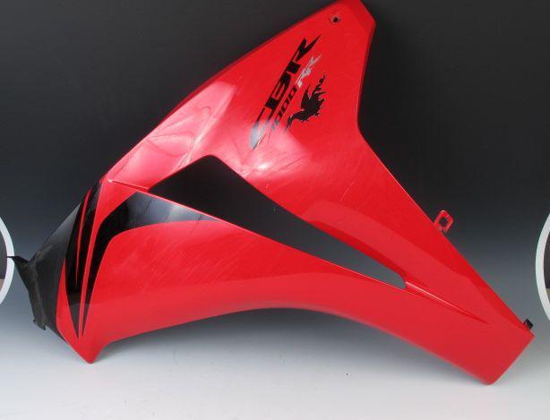 2009-11 honda cbr1000rr motorcycle left side fairing cover cowl - red