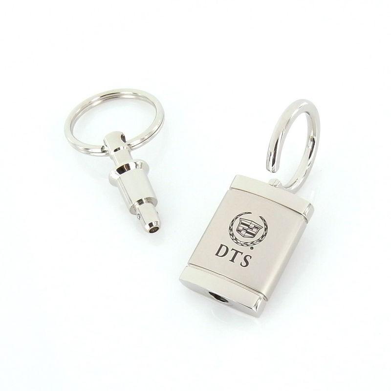 Cadillac sts satin chrome valet keychain