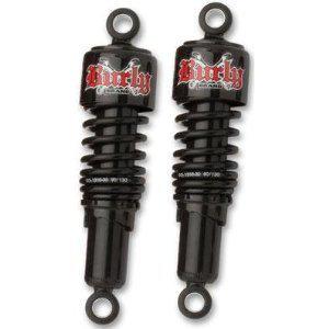 Burly brand 10.5 black rear slammer shocks 4 harley xl sportster 96-03