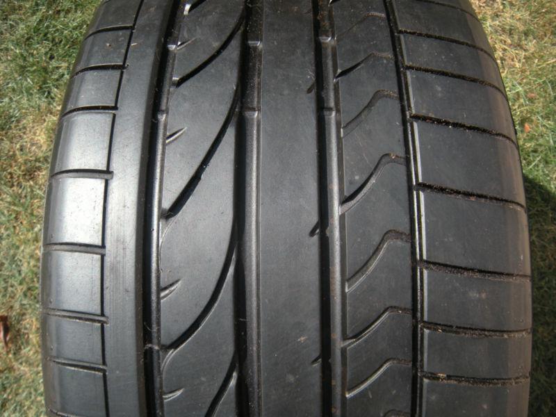 1 excellent 265 40 18 101y bridgestone potenza re050a tire 8-8.5/32 1d1