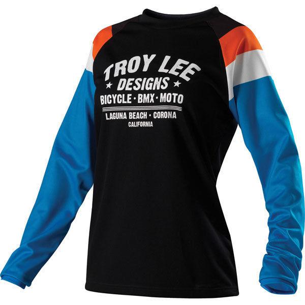 Black s troy lee designs rev women's jersey 2013 model