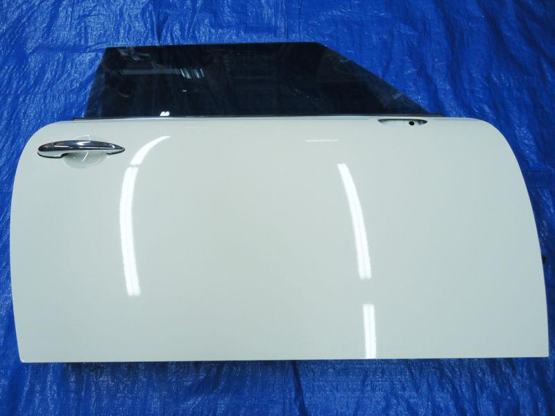 07-2012 mini cooper r55 r56 r57 r58 pepper white right door cover glass lock oem