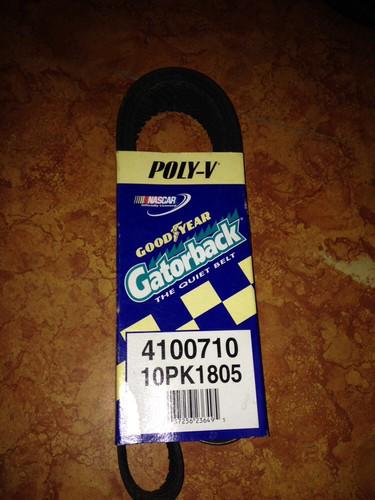 Goodyear gatorback poly-v belt #4080710(10pk1805) free ship