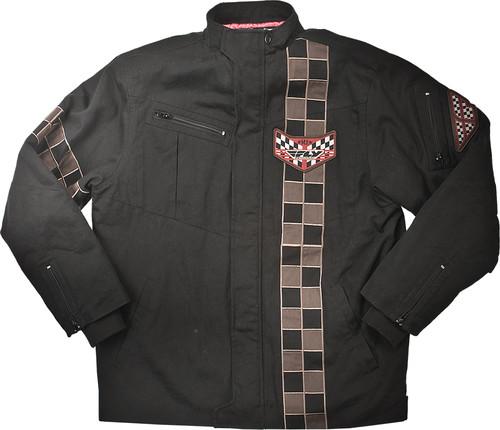 Fly racing stow-a-way 2 motorcycle jacket gray/black x-large