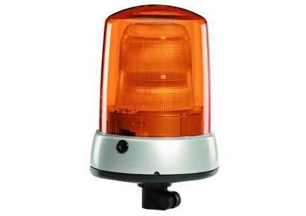 Hella klx7000fl 12v high intensity beacon with amber lens - flexible pole mount