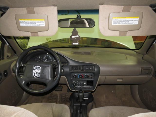 1997 chevy cavalier sunvisor passenger rh tan w/mirror 2519465