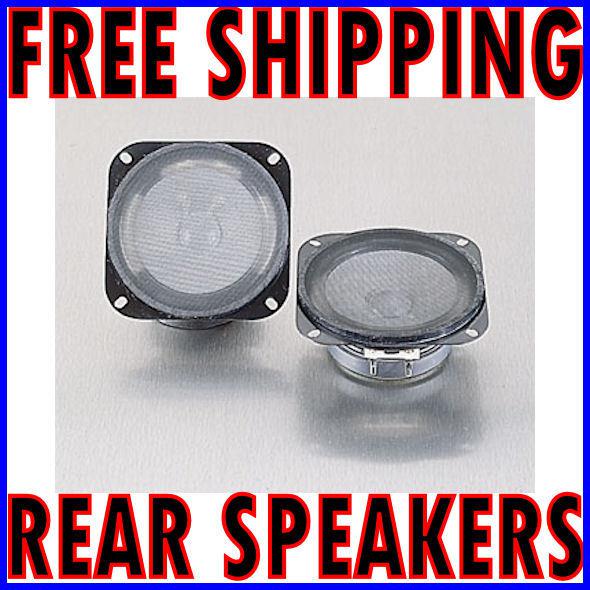 J&m 4" performance upgraded rear speakers pair 1988-2000 honda gl-1500