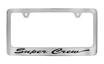 Ford genuine license frame factory custom accessory for super crew style 2